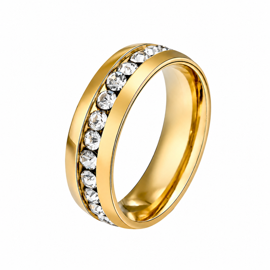 Celeste Crystal Band Ring