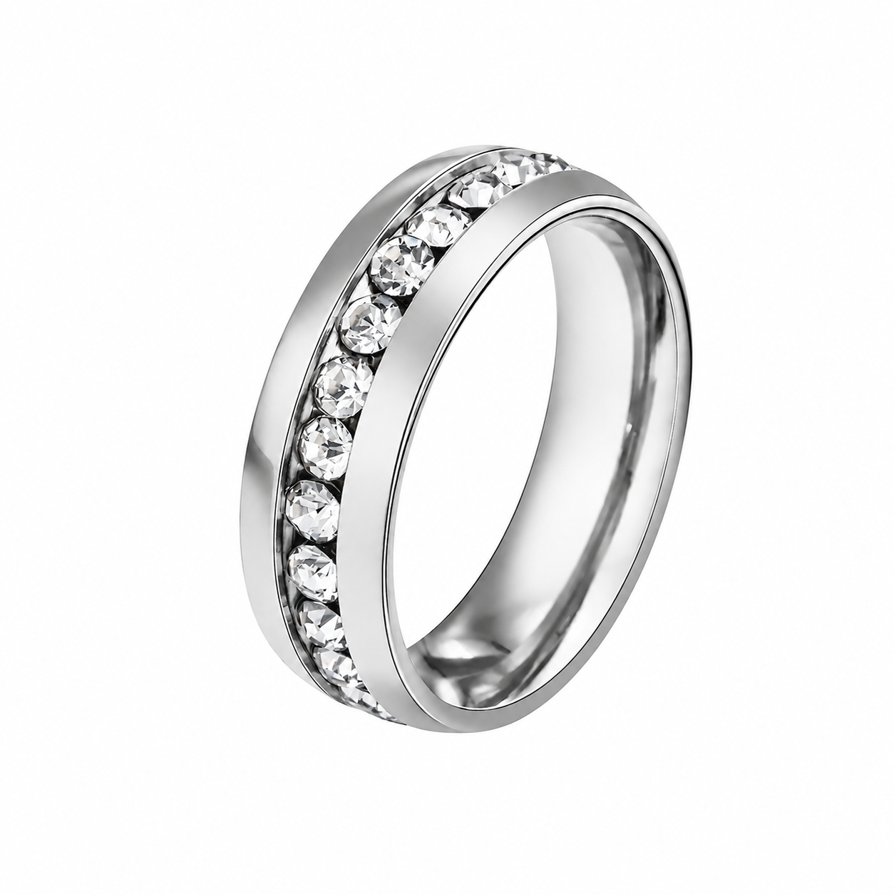 Celeste Crystal Band Ring
