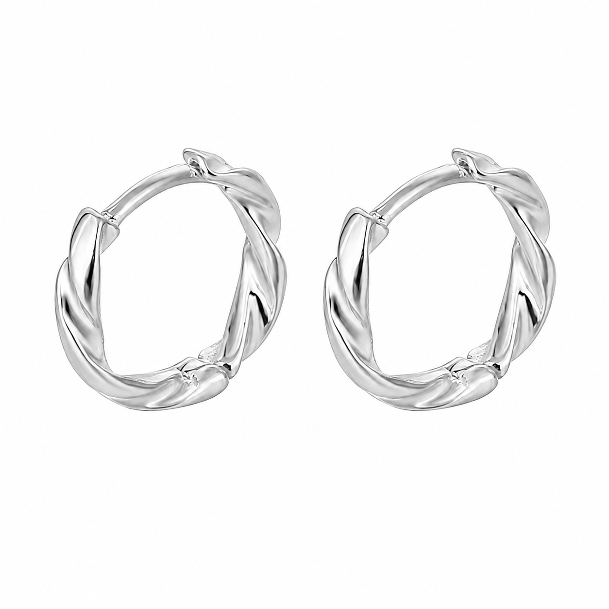 Twisted Mini Hoop Earrings